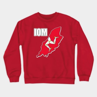 Isle of Man Manx Flag 3 Legs Crewneck Sweatshirt